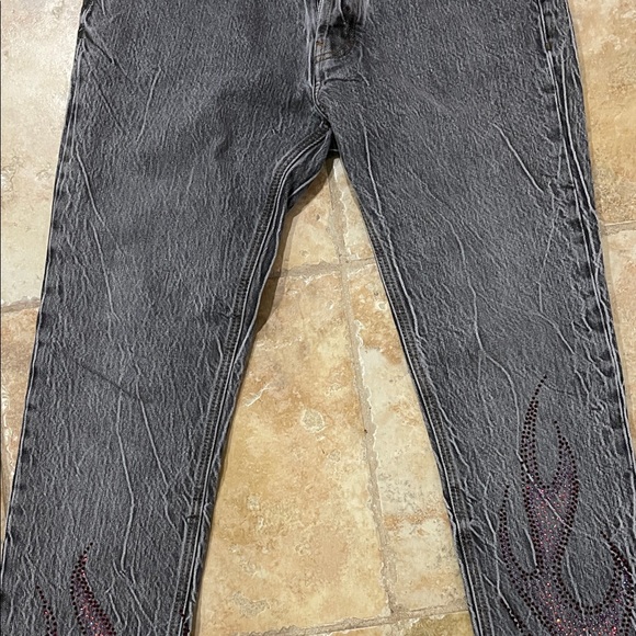 Filles a Papa Distressed Gray Jeans - Picture 3 of 8